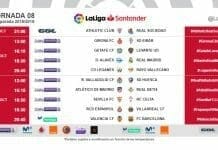 Horarios y canales de TV de la cuarta jornada #LigaBBVA - Horarios y canales de TV de la cuarta jornada #LigaBBVA -
