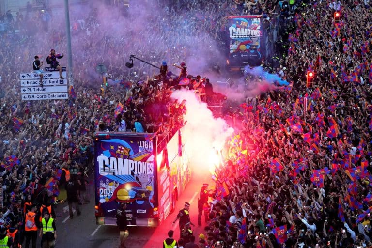 El Barça masculino y el femenino celebran sus Ligas