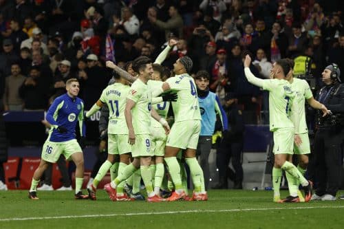 Remontada de campeonato del Barça en el Metropolitano