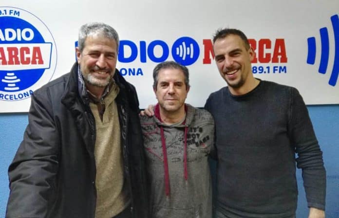 Manolo Márquez i Jordi López avui a la tertúlia del Catalunya Futbol