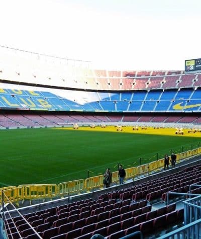 El Camp Nou en un día sin juego