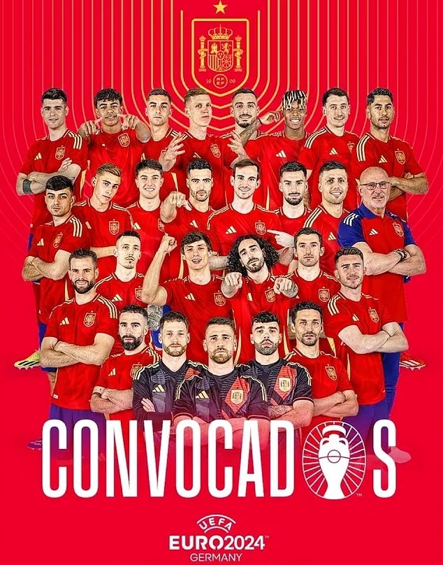 selección española para la Eurocopa de Alemania