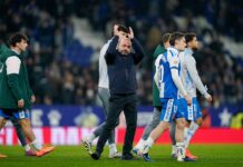 Manolo González se mostro orgulloso del trabajo y el esfuerzo de lo suyos pese a la derrota tras un derbi en el que el Espanyol mereció más Manolo González