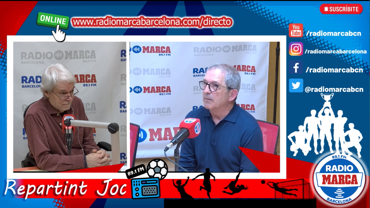 José Francisco Carrascosa, psicòleg esportiu d’equips de la primera divisió ha passat pels micròfons del Repartint Joc