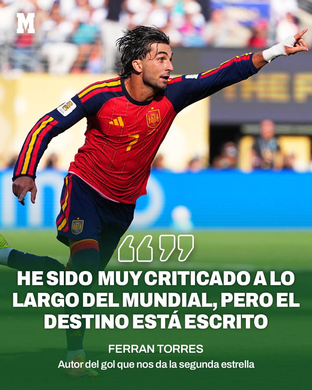Ferran Torres en la prórroga cose la segunda estrella para España Ferran Torres en la prórroga cose la segunda estrella para España