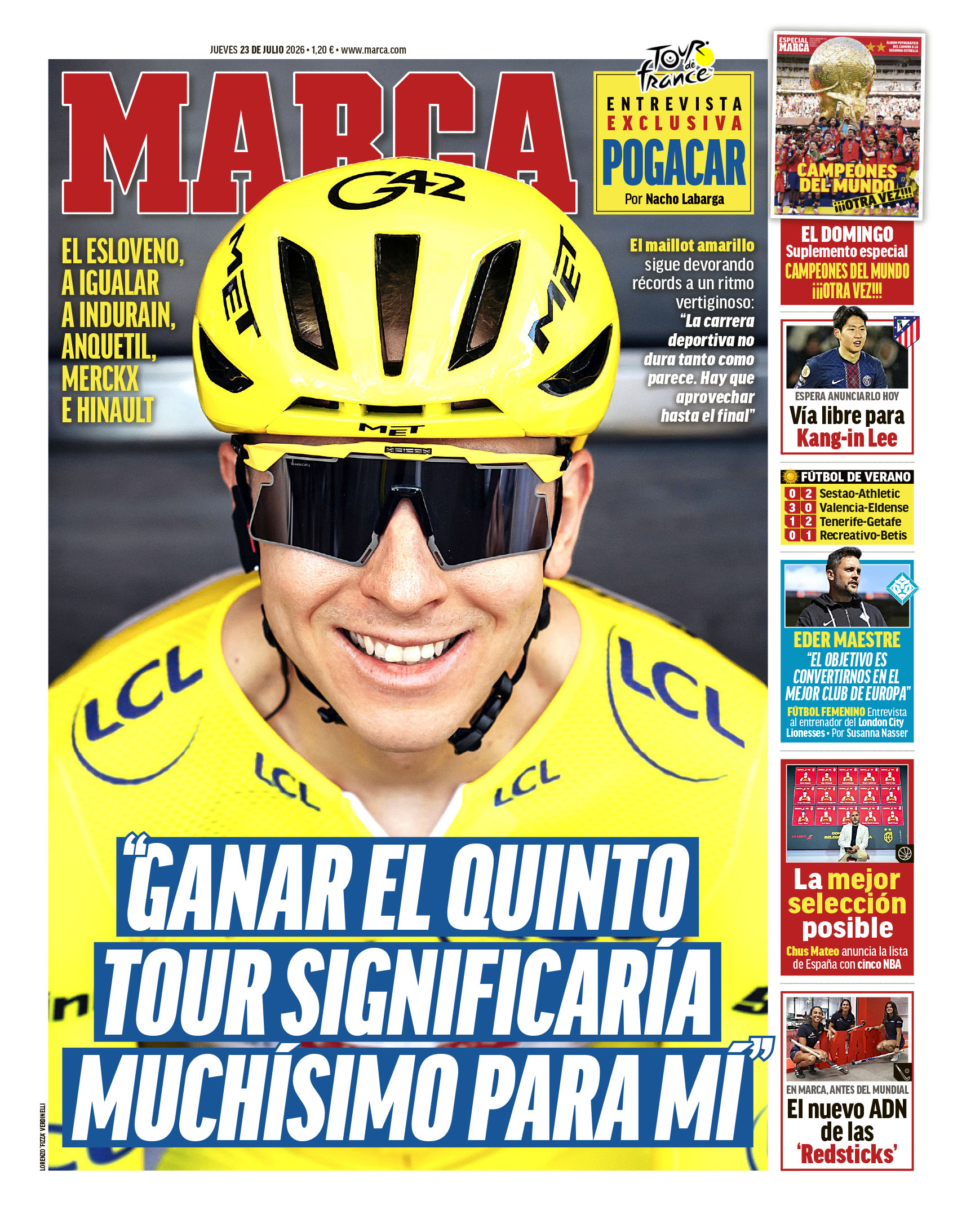 Consulta las Portadas de los principales periódicos deportivos