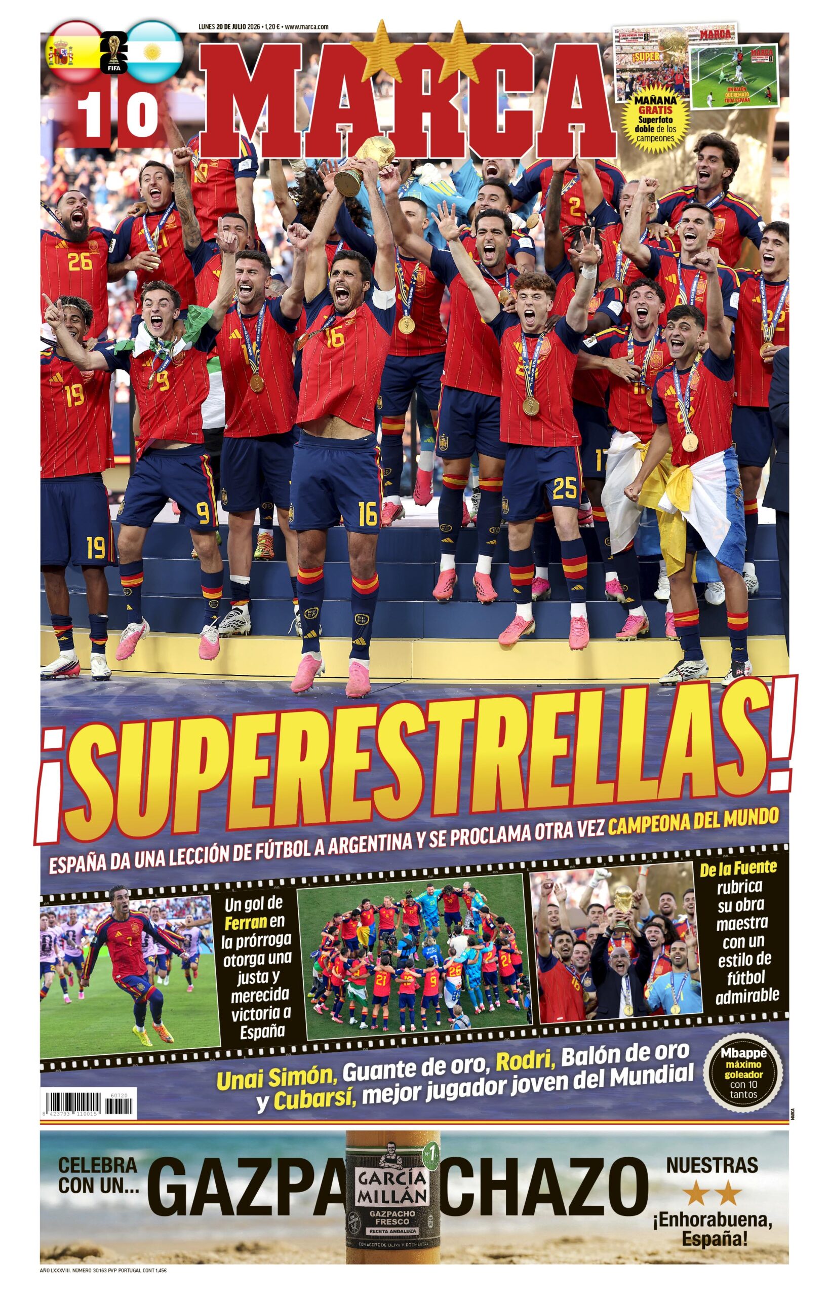 Consulta las Portadas de los principales periódicos deportivos