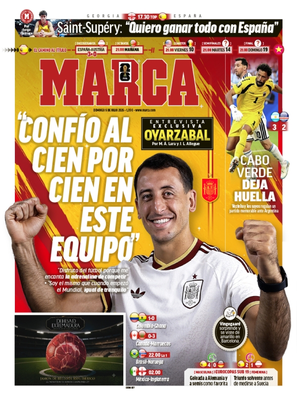 Consulta las Portadas de los principales periódicos deportivos