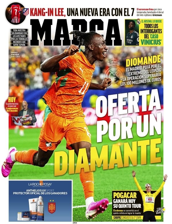Consulta las Portadas de los principales periódicos deportivos