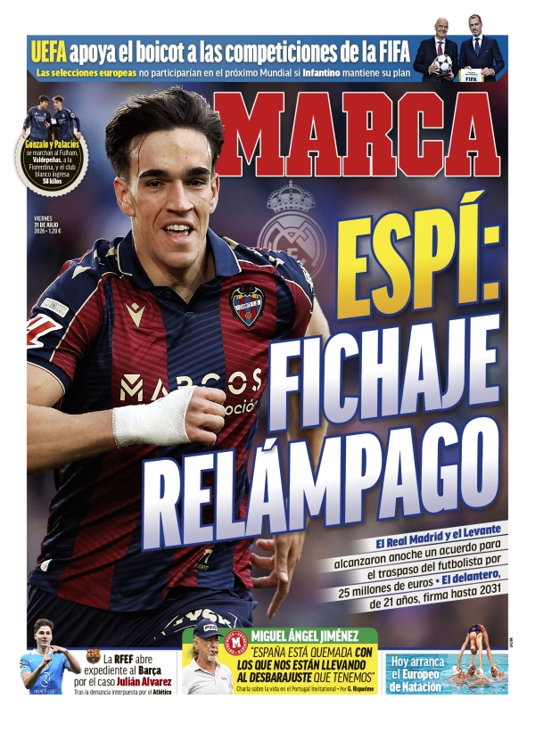 Consulta las Portadas de los principales periódicos deportivos