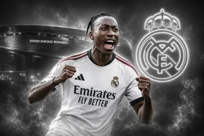 El Real Madrid anuncia de Yan Diomande por 7 temporadas El Real Madrid anuncia de Yan Diomande por 7 temporadas