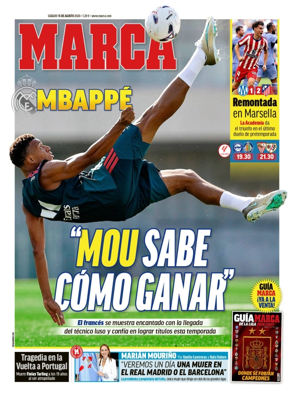 Consulta las Portadas de los principales periódicos deportivos