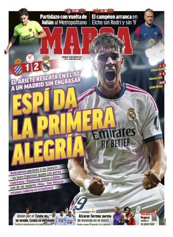 Consulta las Portadas de los principales periódicos deportivos