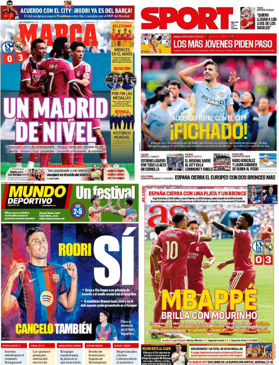 Consulta las Portadas de los principales periódicos deportivos portadas 17-8