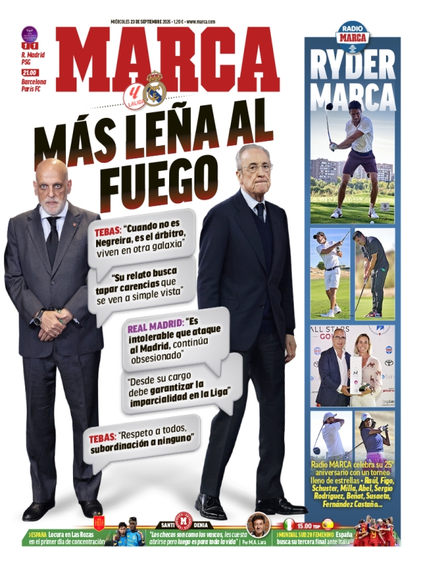 Consulta las Portadas de los principales periódicos deportivos marca