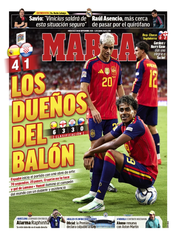 Consulta las Portadas de los principales periódicos deportivos marca