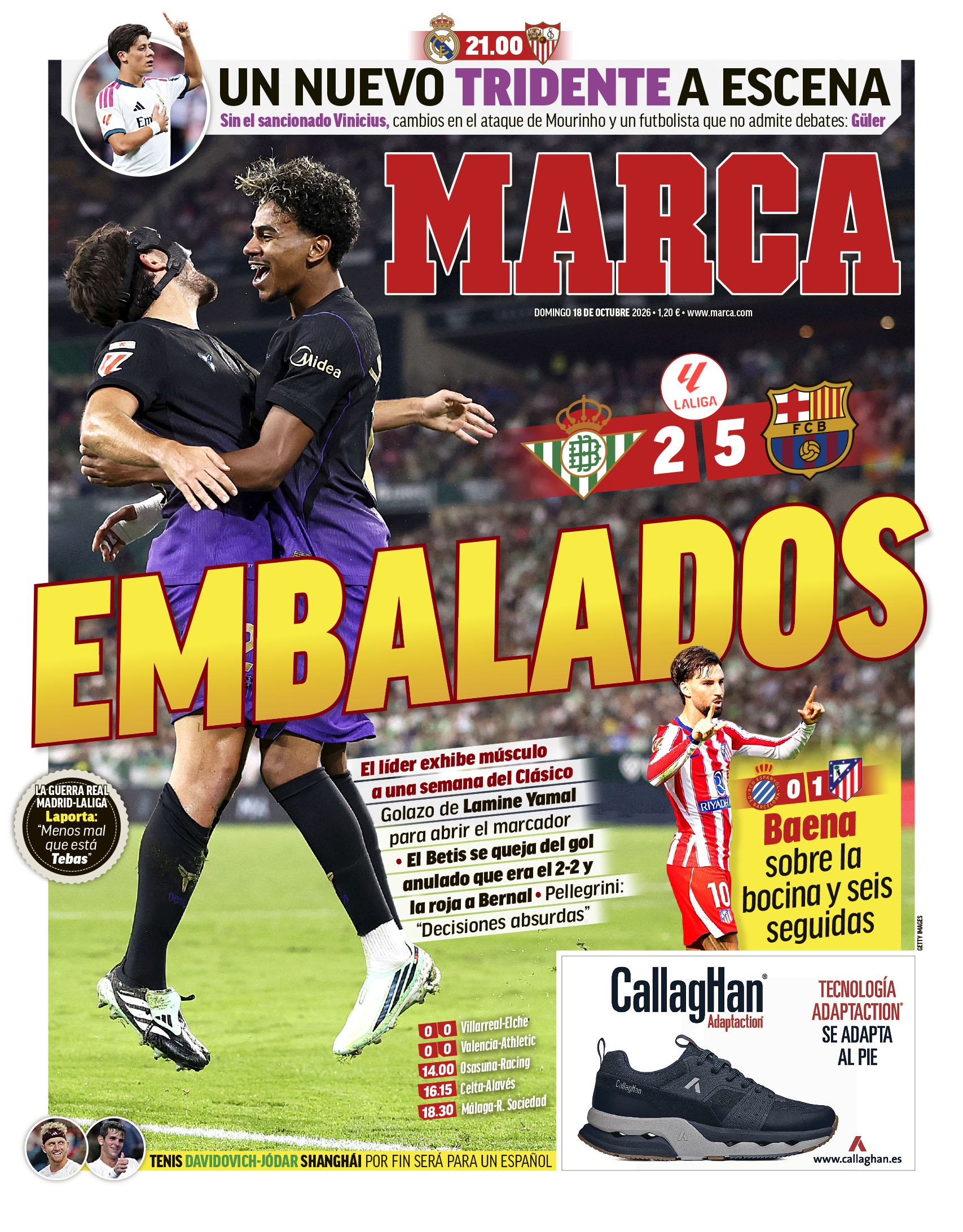 Consulta las Portadas de los principales periódicos deportivos Marca