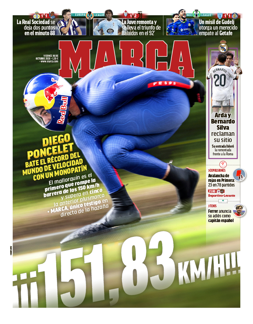 Consulta las Portadas de los principales periódicos deportivos marca
