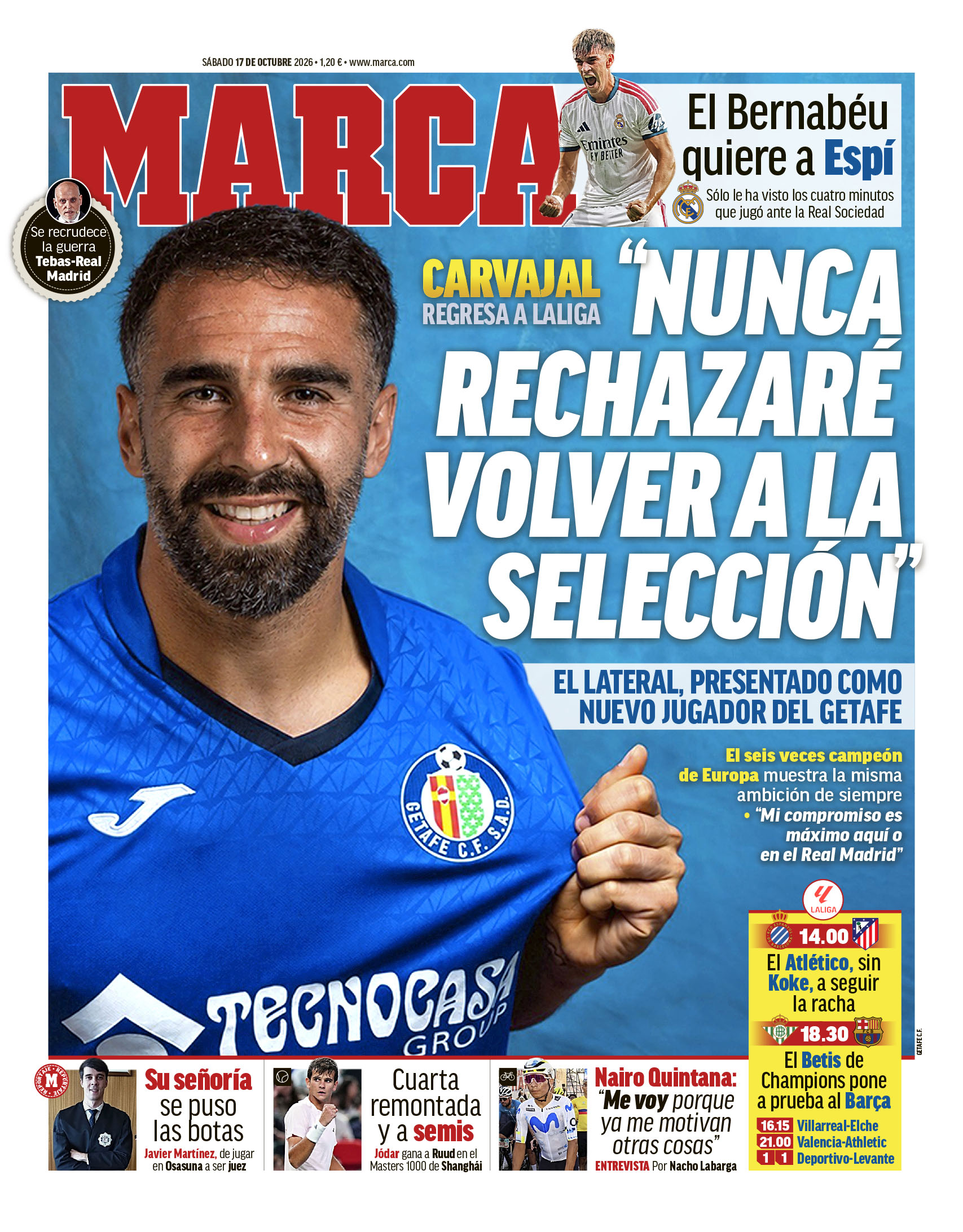 Consulta las Portadas de los principales periódicos deportivos
