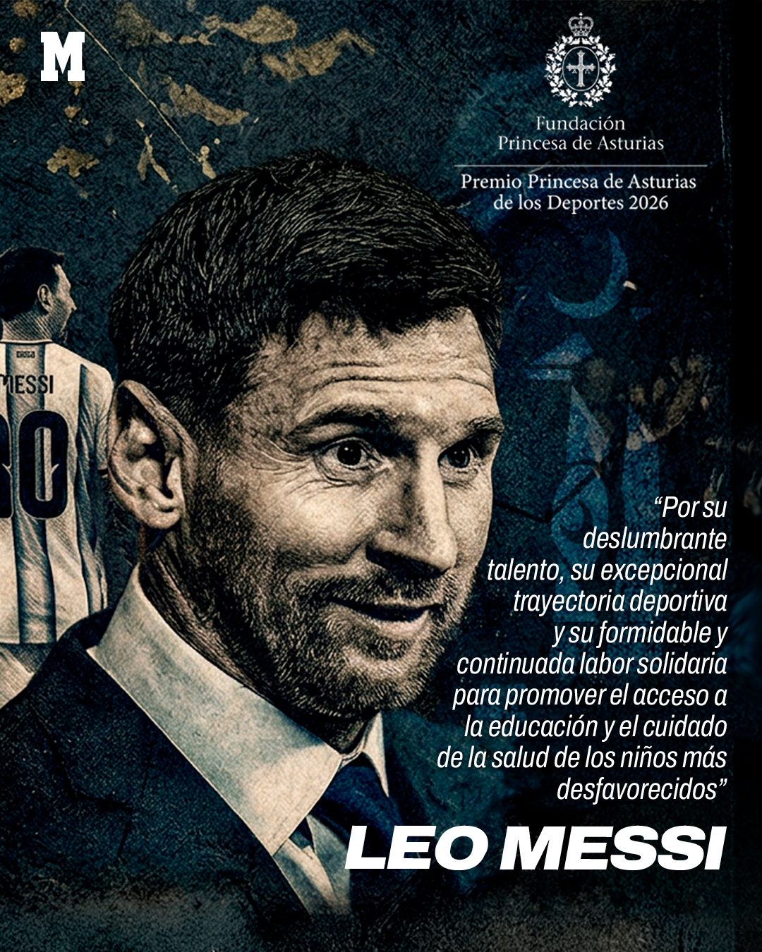 Messi recibe el Princesa de Asturias de los Deportes y se gana una gran ovación Messi-Principe Asturias