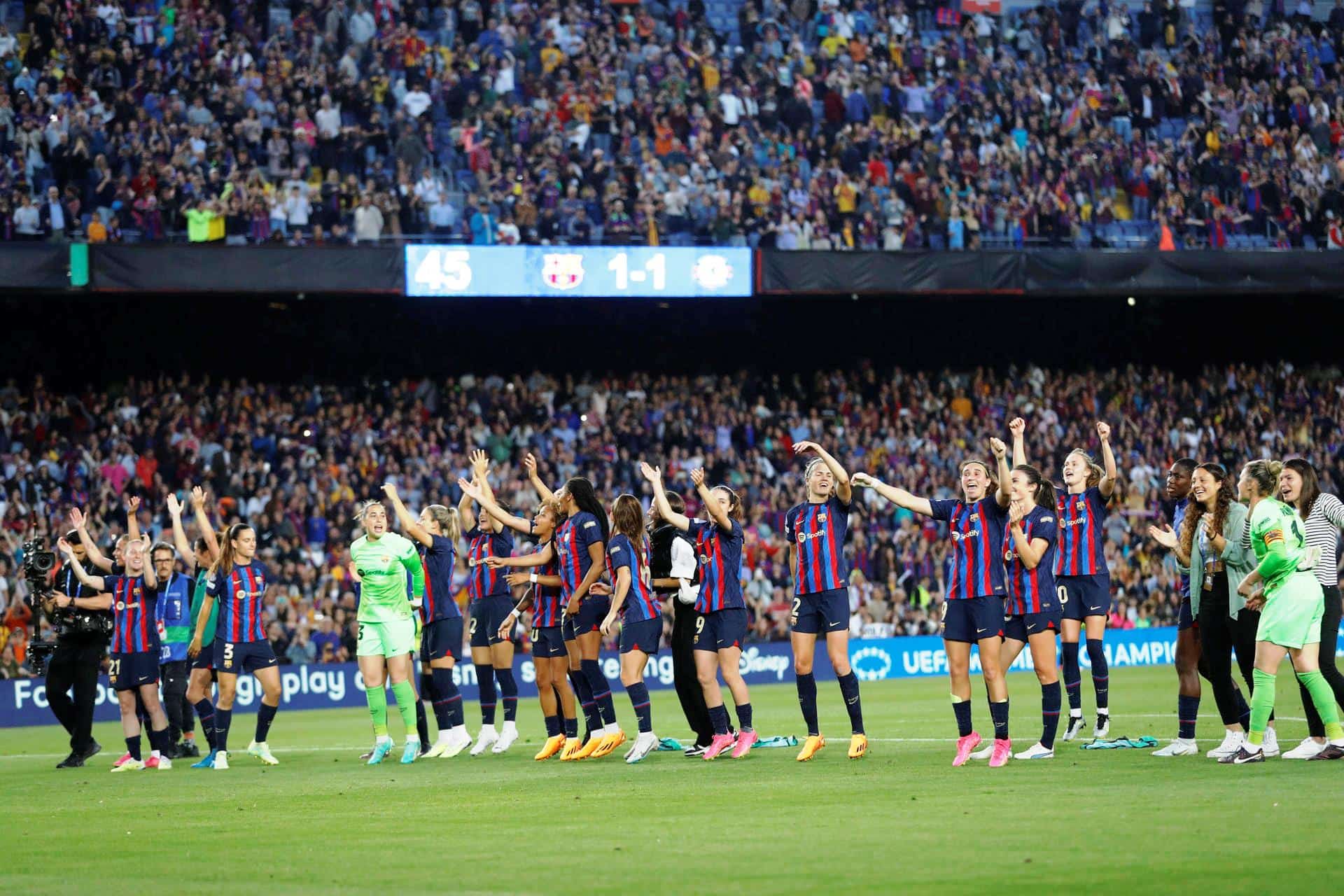 El Barça se clasifican para su cuarta final de Champions