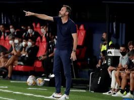 Vicente Moreno, se mostró satisfecho del rendimiento de sus futbolistas