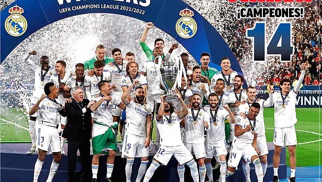 El Real Madrid declara por decimocuarta vez su amor eterno a la Champions en París