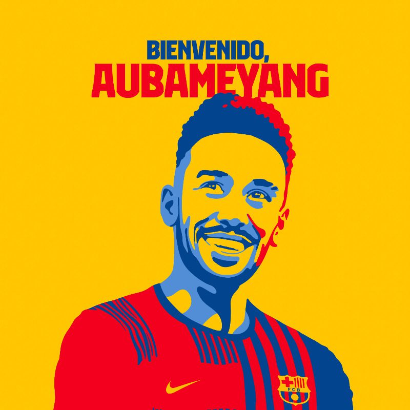 Aubameyang ficha por el Barcelona hasta 2025