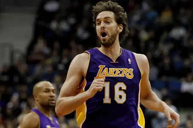 Los Angeles Lakers pondrán el 16 de Pau Gasol en lo alto del Crypto.com Arena