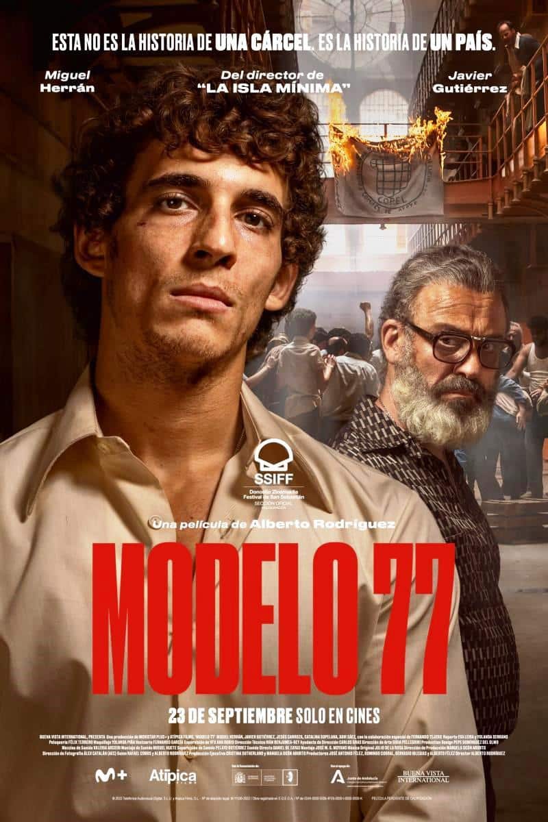 Javier Gutierrez presenta, Modelo 77 en “LA CLAQUETA”