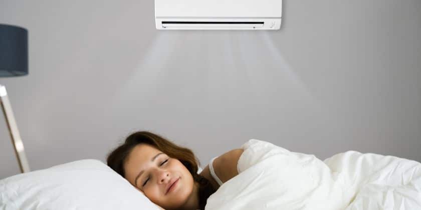 Dormir con aire acondicionado sin dañar tu garganta